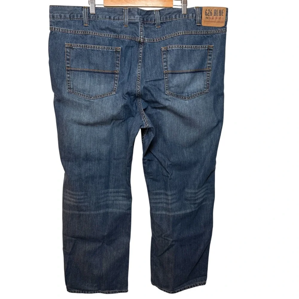 Men's 626 Blue Vintage Surplus Co Jeans 48x32 Relaxed Straight Leg Blue Denim